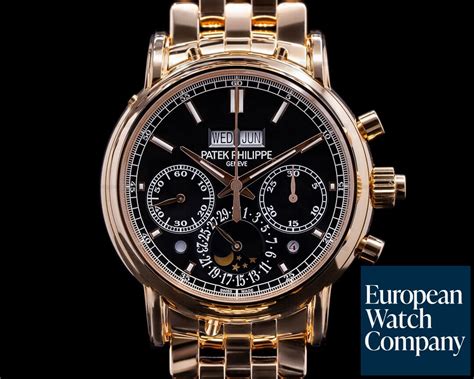 patek philippe rose gold perpetual calendar chronograph ref.5204-1r|patek philippe calendar chronograph.